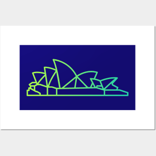 Sydney opera house - Icon Posters and Art